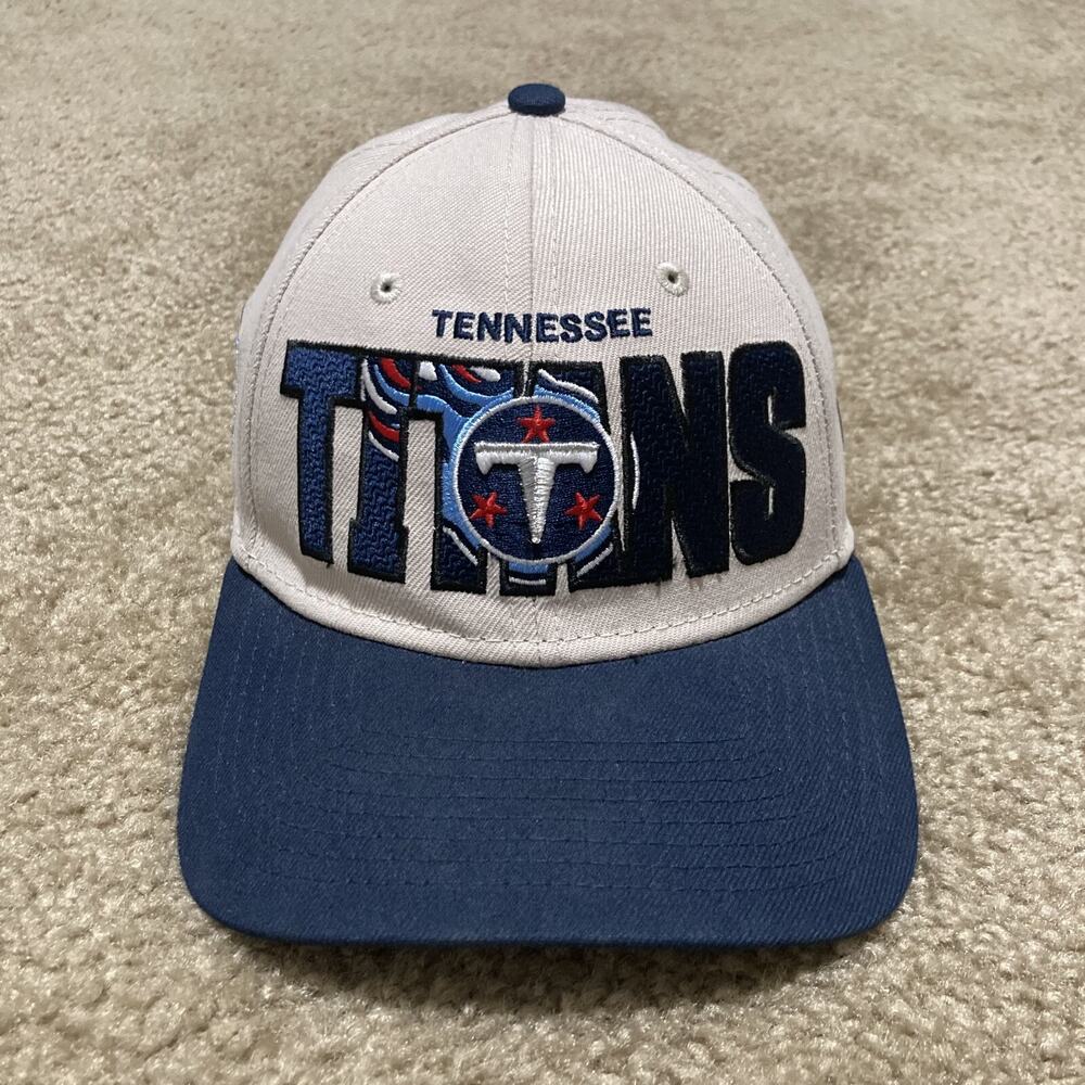 Tennessee Titans NE NFL 2023 Draft Snapback Adjustable Hat ~ Stone/Blue - CLEAN